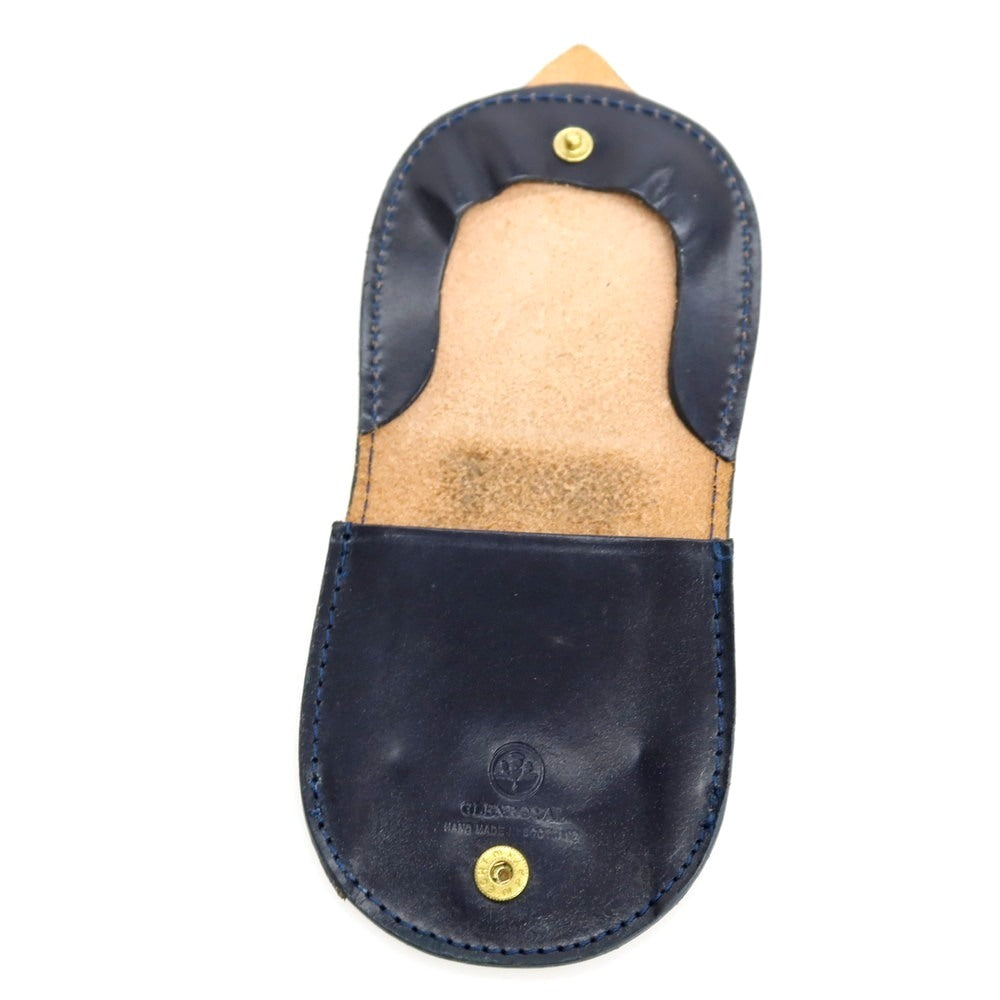 【中古】グレンロイヤル GLENROYAL ブライドルレザー コインケース ネイビー【 状態ランクB 】【 メンズ 】