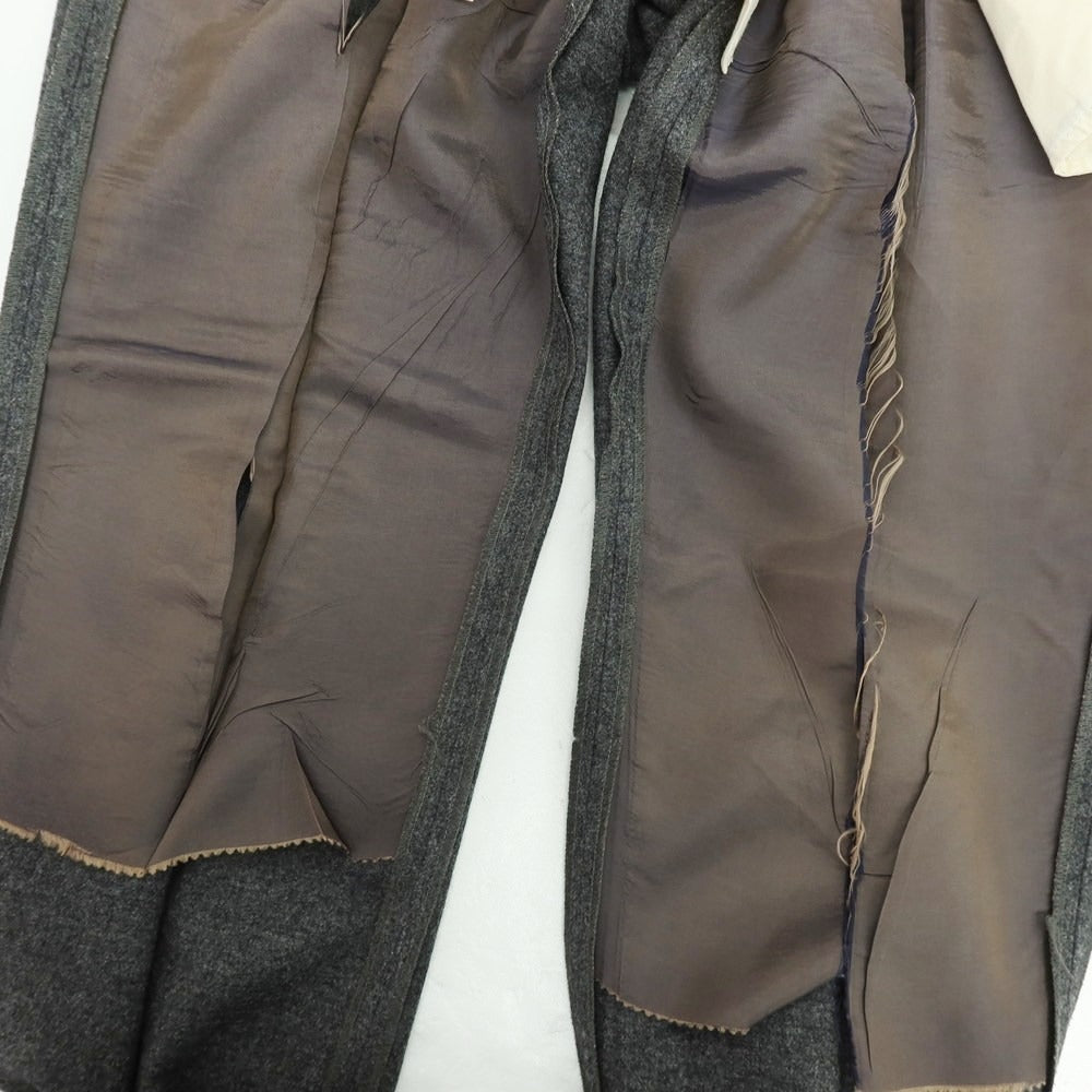 【中古】ジーティーアー G.T.A 811 ウール ドレススラックスパンツ グレー【 48 】【 状態ランクD 】【 メンズ 】
