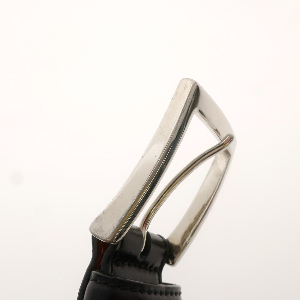 【中古】メイカーズシャツ カマクラ Makers Shirt 鎌倉 コードバン ベルト ブラック【 85 】【 状態ランクC 】【 メンズ 】