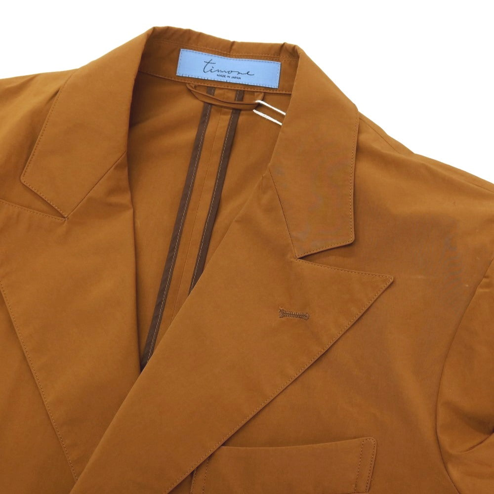 【中古】ティモーネ Timone ポリエステルナイロン ダブル6B カジュアルジャケット キャメル【サイズM】【 状態ランクA 】【 メンズ 】
