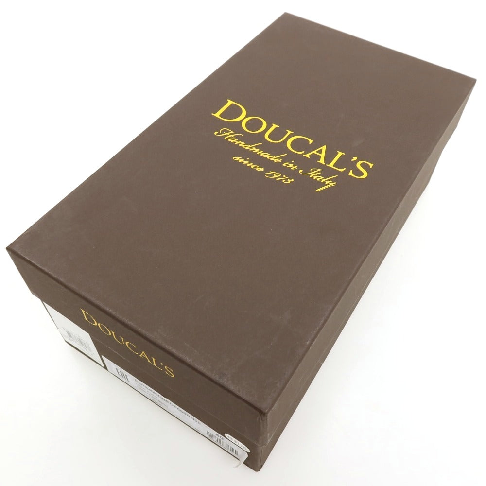 【中古】【未使用】デュカルス DOUCALS スエード ウイングチップ スニーカー ブラック【サイズ40】【 状態ランクS 】【 メンズ 】