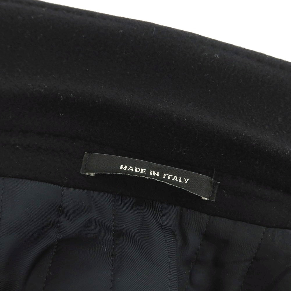 【中古】タリアトーレ TAGLIATORE ウールカシミヤ ダブルブレストコート ブラック【 44 】【 状態ランクC 】【 メンズ 】