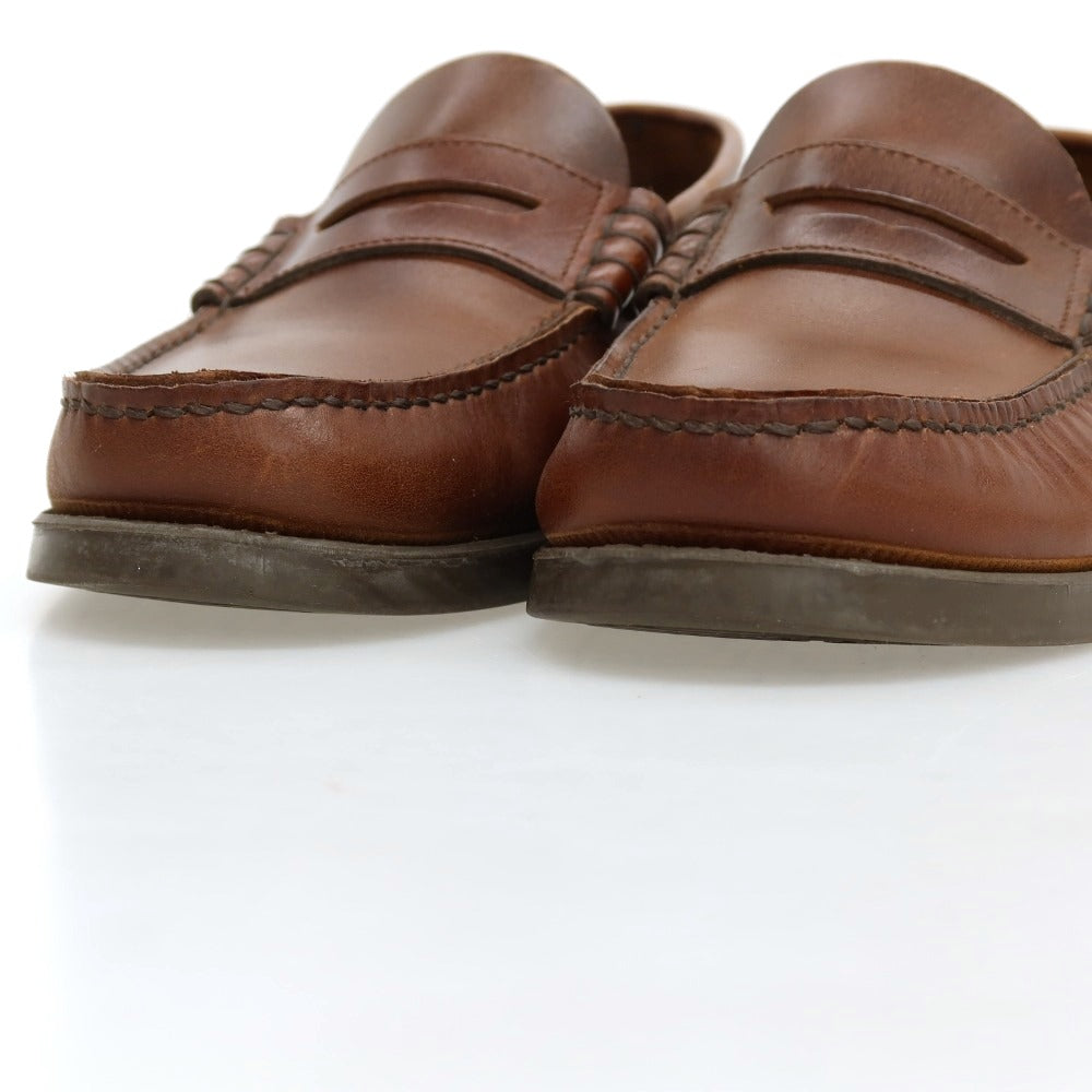 【中古】パラブーツ Paraboot CORAUX ローファー ブラウン【サイズ6 1/2】【 状態ランクC 】【 メンズ 】