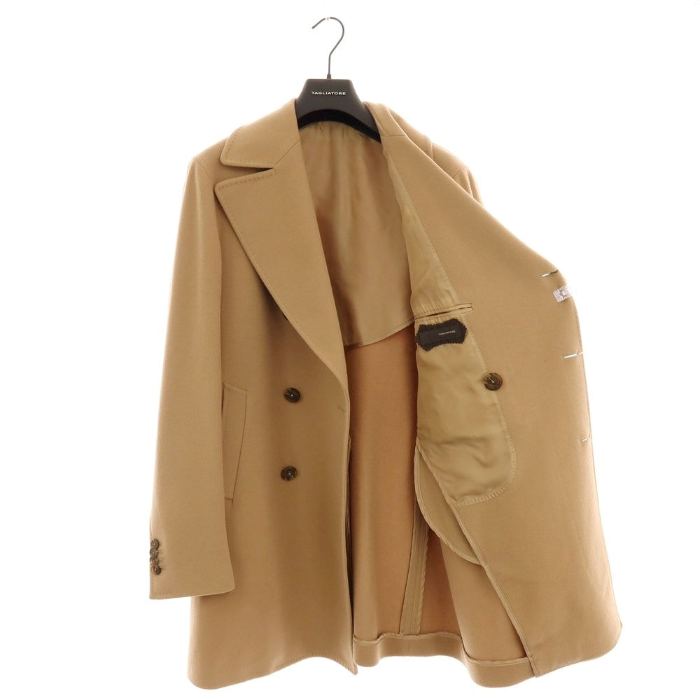 【中古】タリアトーレ TAGLIATORE ウール ダブルブレストコート キャメル系【 48 】【 状態ランクB 】【 メンズ 】