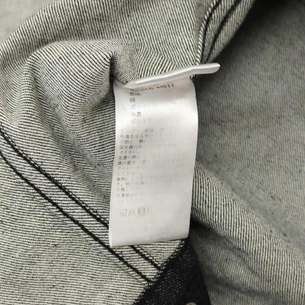 【中古】クロスクローゼット crossclothet ストレッチ コットン デニムジャケット ブラック【 2 】【 状態ランクC 】【 メンズ 】