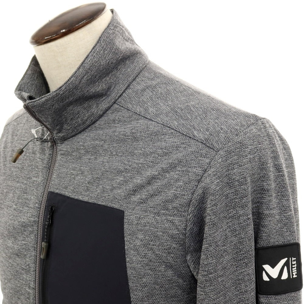 【中古】ミレー MILLET POLARTEC ポリエステル インシュレーションジャケット ブルゾン グレー【 L 】【 状態ランクB 】【 メンズ 】