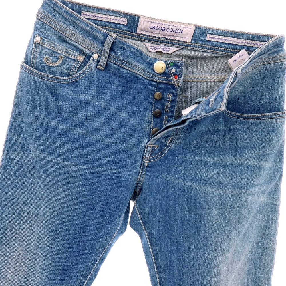 【中古】ヤコブコーエン JACOB COHEN J622 ストレッチ コットン デニムパンツ ジーンズ ブルー【 33 】【 状態ランクB 】【 メンズ 】