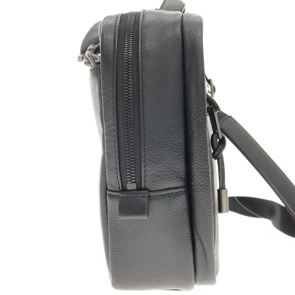 【中古】フジタカ FUJITAKA レザー 2way ショルダーバッグ ブラック【 状態ランクA 】【 メンズ 】