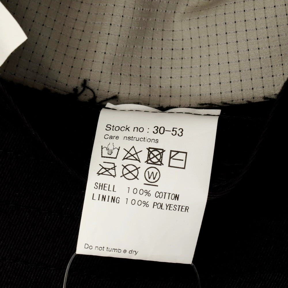 【中古】シープラスヘッドウェアーズ シーピーエイチ C-PLUS HEAD WEARS CPH ツイルコットン バケットハット ブラック【 M/L 】【 状態ランクB 】【 メンズ 】