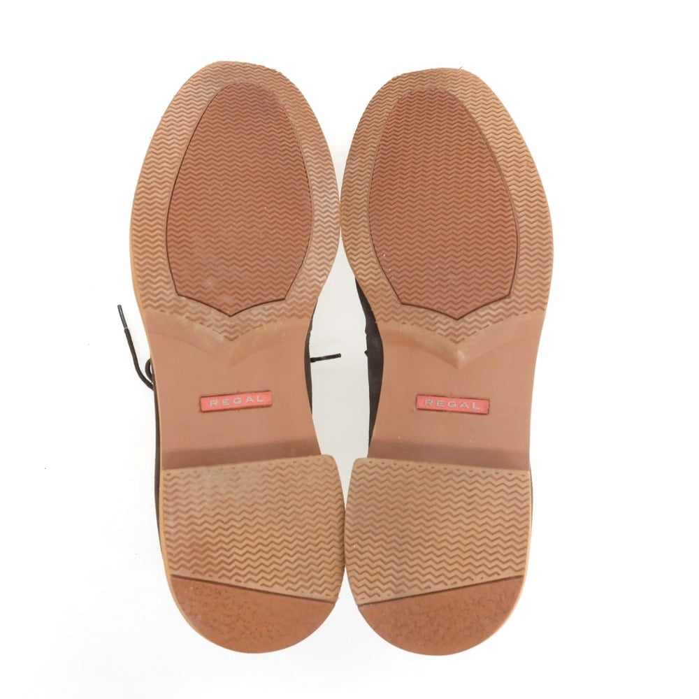 【中古】リーガル REGAL GORE-TEX スエード ドレスシューズ ブラウン【サイズ26.5】【 状態ランクB 】【 メンズ 】