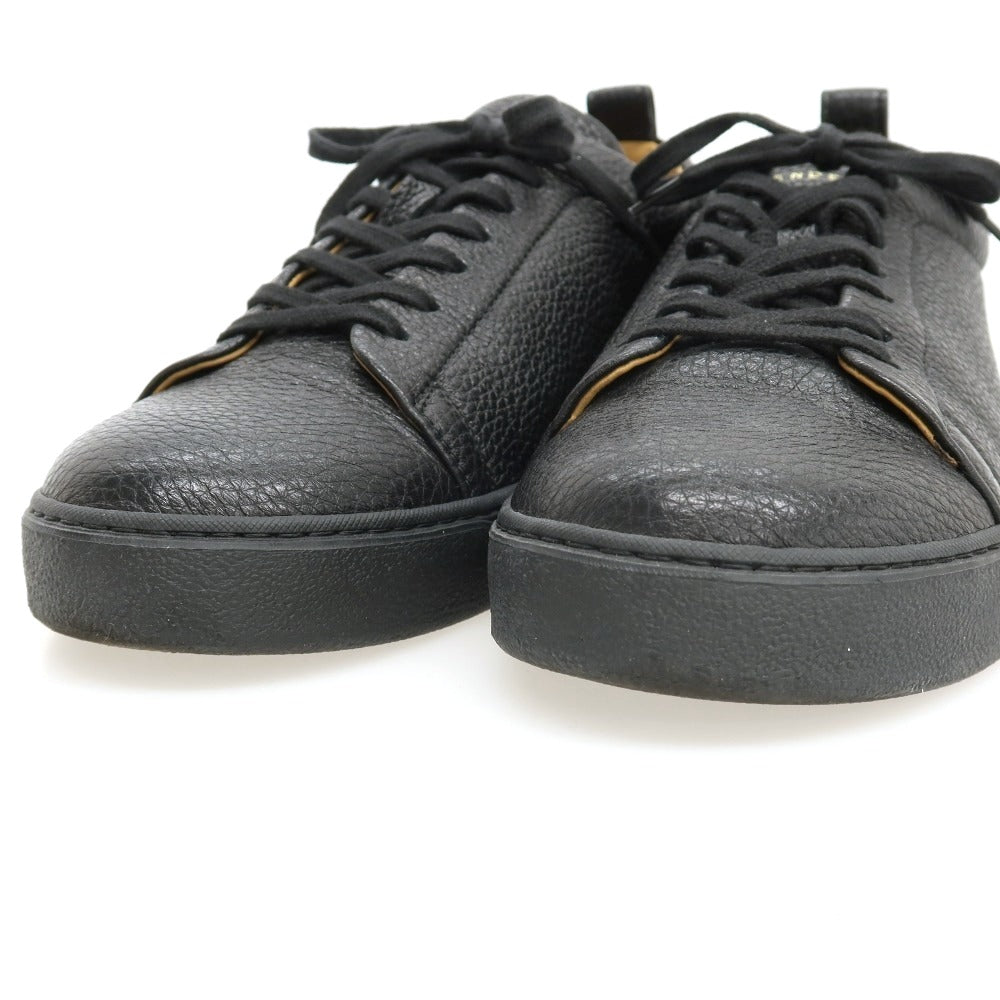 【中古】ヘンダーソン ブラッコ HENDERSON BARACCO グレインレザー スニーカー ブラック【サイズ42】【 状態ランクB 】【 メンズ 】