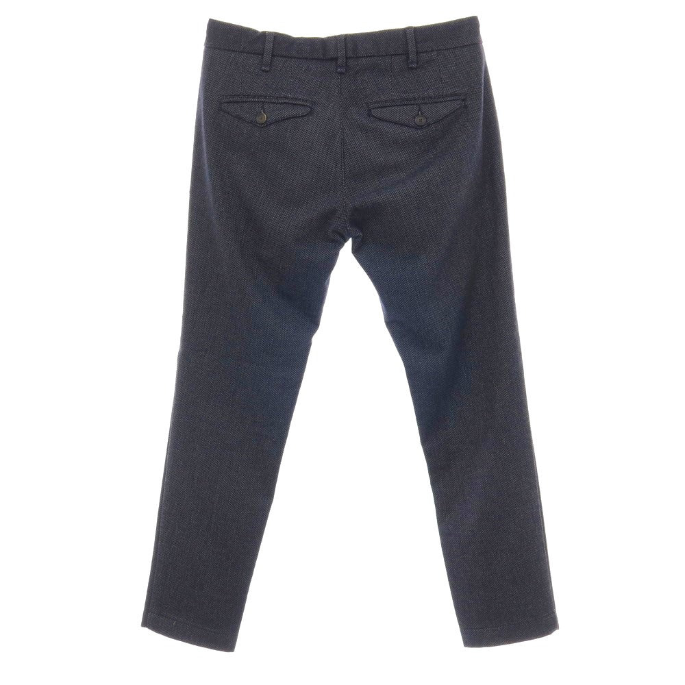 【中古】ミース MYTHS COLORED CHAIN ストレッチ ポリエステルレーヨン カジュアルスラックスパンツ ネイビー【 46 】【 状態ランクB 】【 メンズ 】