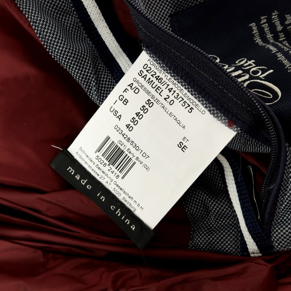 【中古】【未使用】シュナイダー SCHNEIDERS ナイロン ダウンジャケット マルーン【 50 】【 状態ランクS 】【 メンズ 】