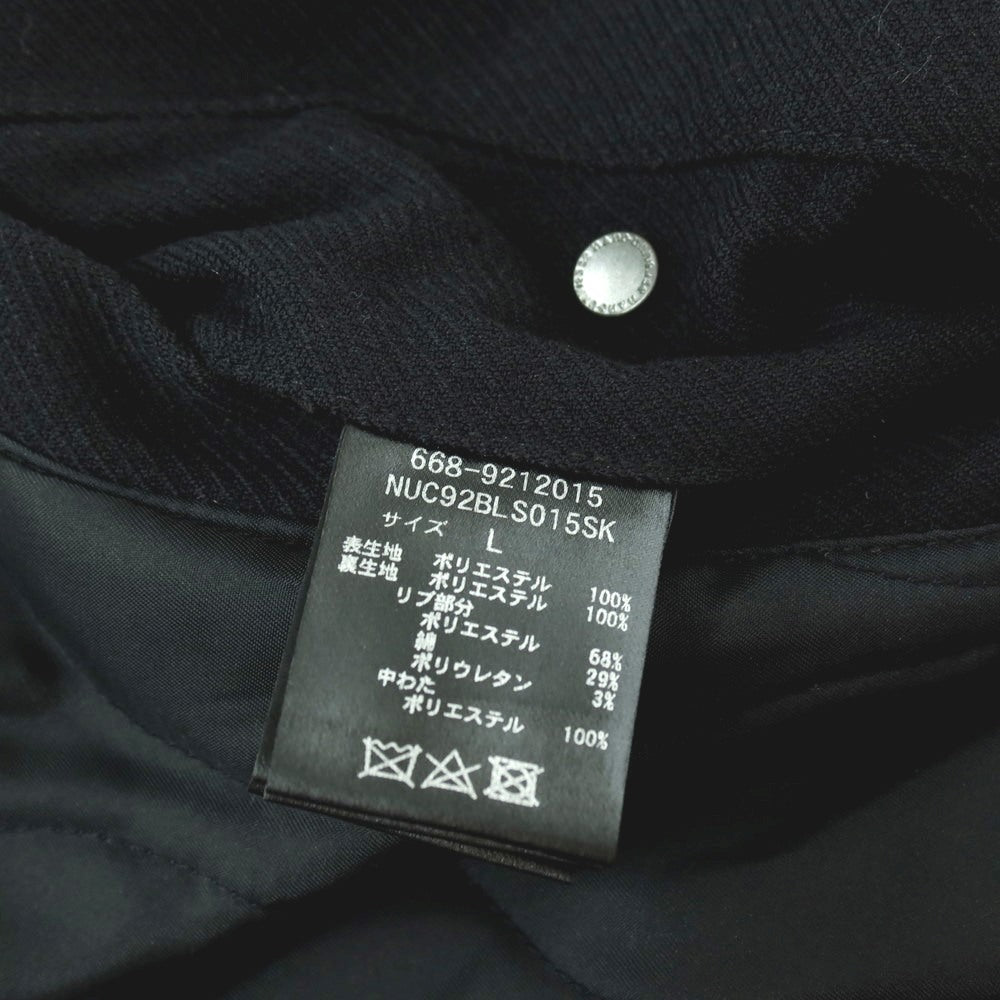 【中古】【未使用】ナノユニバース nano universe テックフライメルトン 中綿入り MA-1 ブルゾン ブラック【 L 】【 状態ランクS 】【 メンズ 】