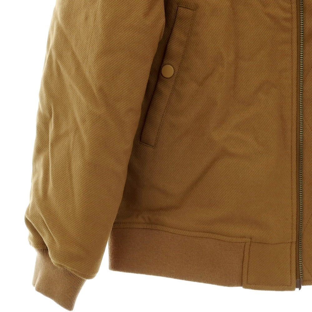 【中古】【未使用】ナノユニバース nano universe テックフライメルトン 中綿入り MA-1 ブルゾン オーカー【 L 】【 状態ランクS 】【 メンズ 】