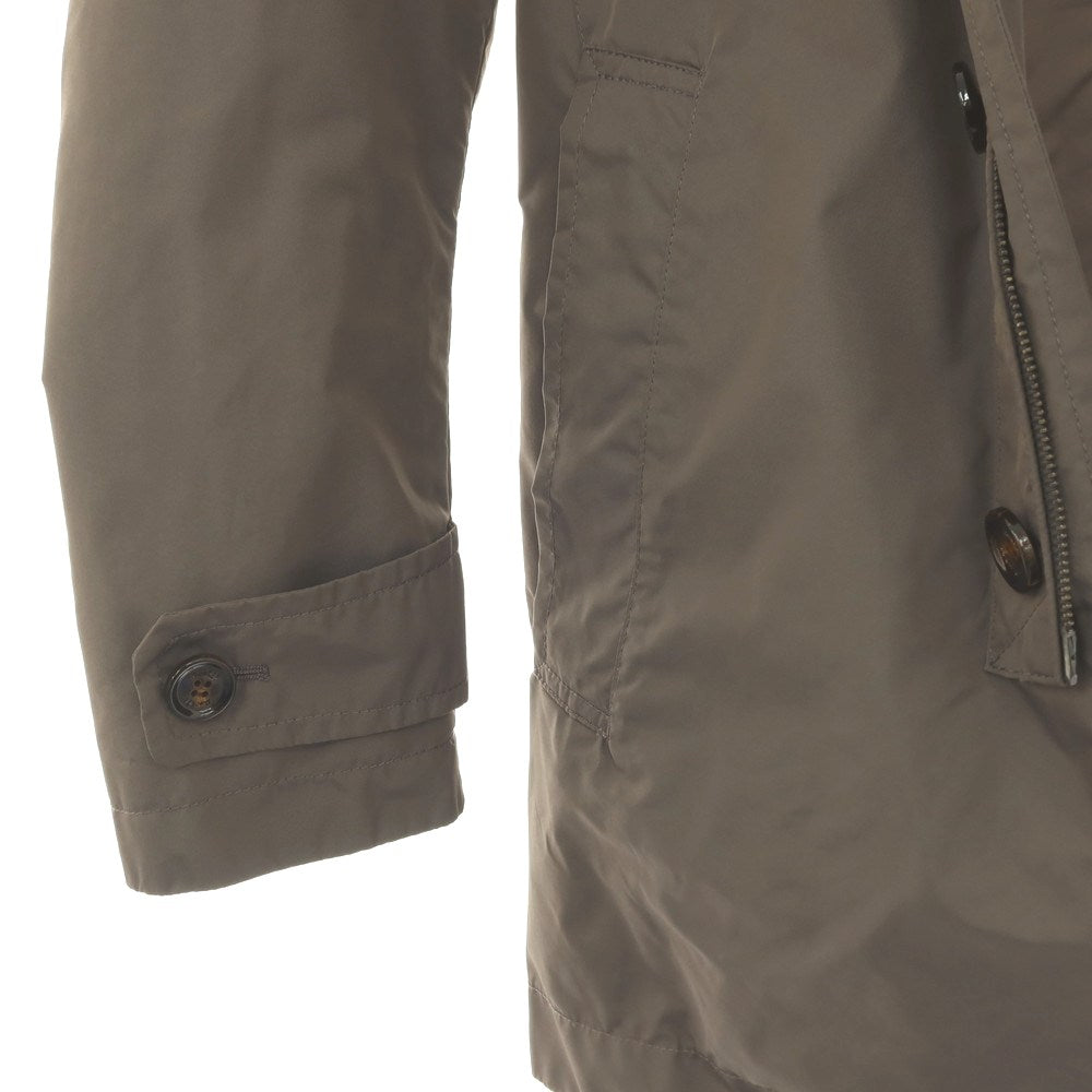 【中古】ムーレー MOORER ポリエステル コート グレージュ【サイズ42】【 状態ランクC 】【 メンズ 】