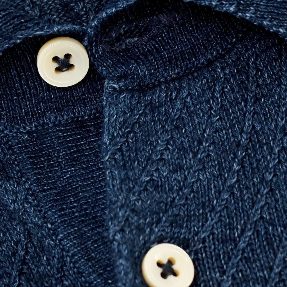 【中古】チルコロ1901 CIRCOLO 1901 コットン 半袖 ポロニット ネイビー【サイズXS】【 状態ランクB 】【 メンズ 】