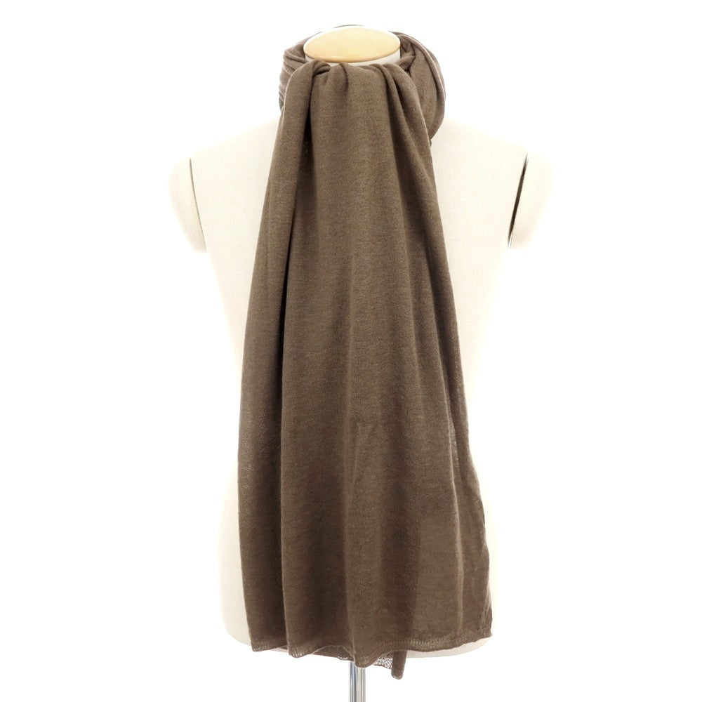 【中古】セオリー theory カシミヤシルク ニットストール カーキ【 状態ランクB 】【 ユニセックス 】