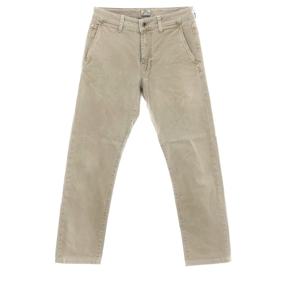 【中古】ピーティーゼロチンクエ PT05 ガーメントダイ ストレッチ コットン ワークパンツ グレージュ【サイズ28】【 状態ランクC 】【 メンズ 】