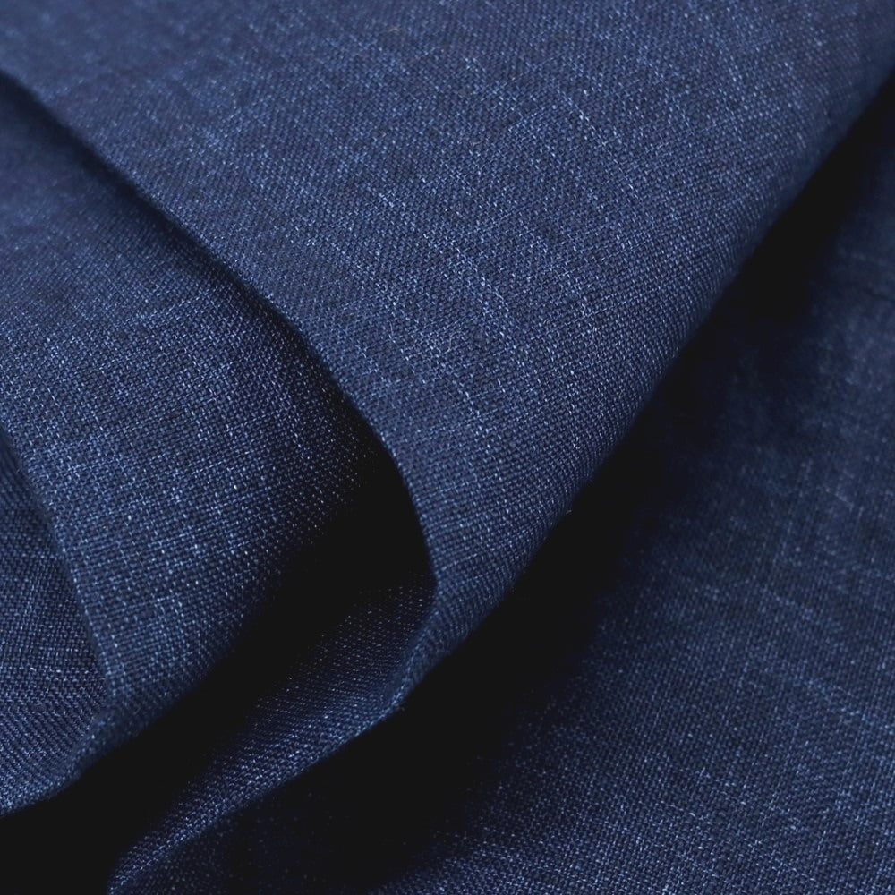 【中古】ファッソナブル Faconnable リネン カジュアルスラックスパンツ ネイビー【サイズ46】【 状態ランクB 】【 メンズ 】