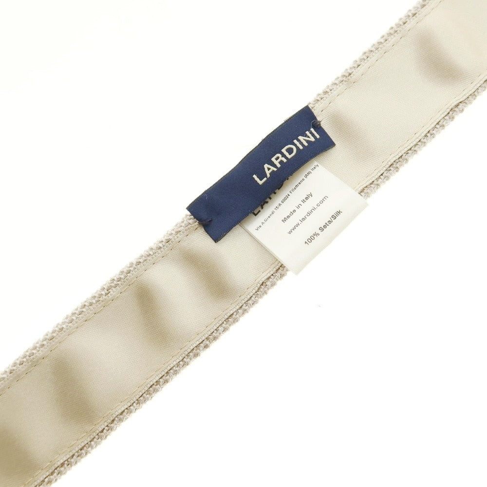 【中古】ラルディーニ LARDINI シルク ニットタイ ベージュ【 状態ランクA 】【 メンズ 】