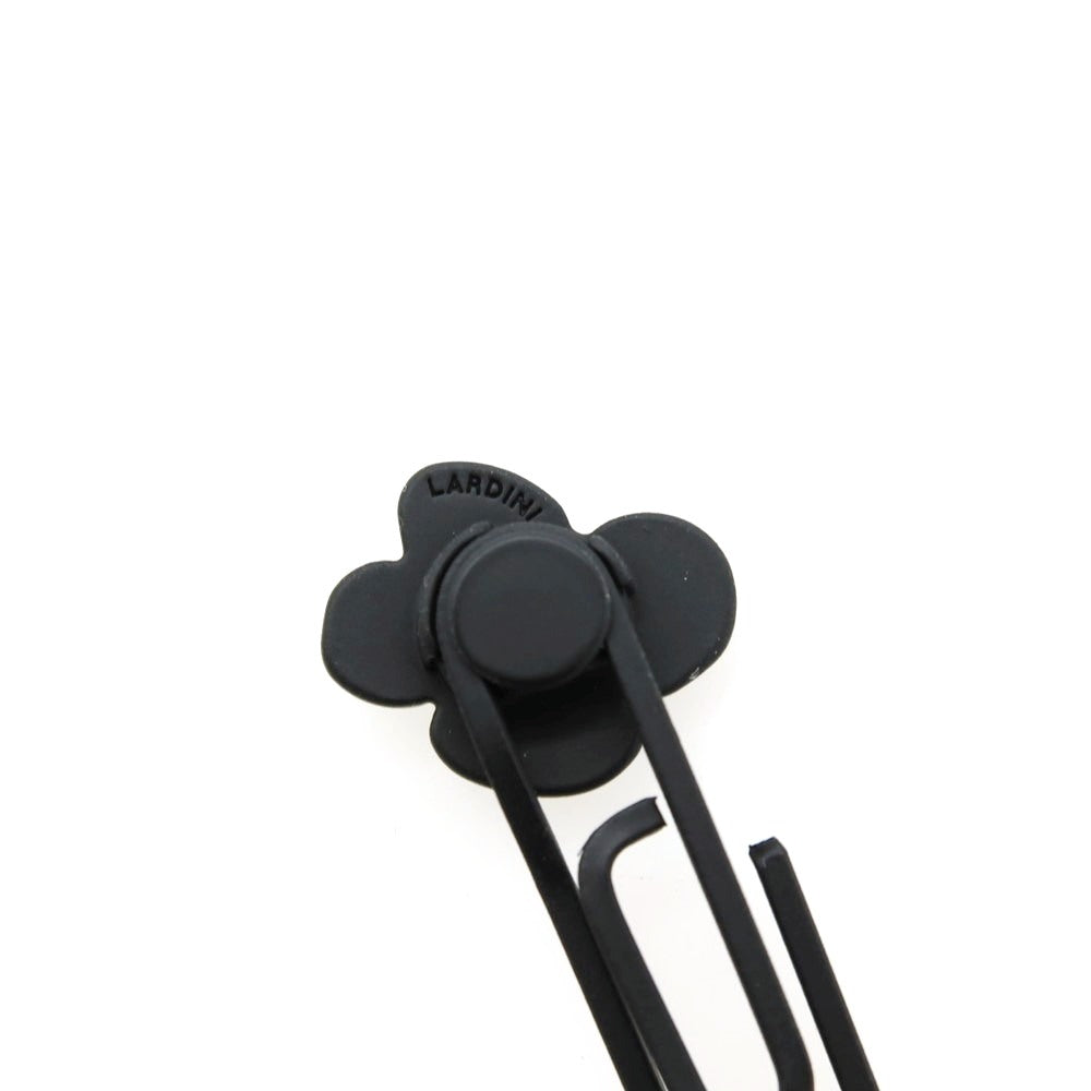 【SALE30%OFF/返品不可】【中古】ラルディーニ LARDINI ブートニエール ステンレス クリップタイプ ラペルピン ブラック【 状態ランクB 】【 メンズ 】