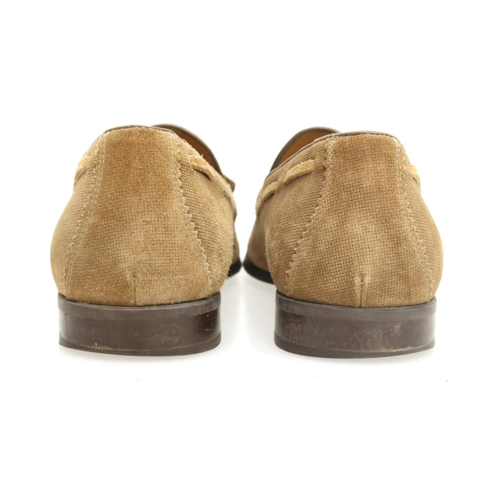 【中古】インテレッサ INTERESSA スエード タッセルローファー ブラウン【サイズ6 1/2】【 状態ランクB 】【 メンズ 】