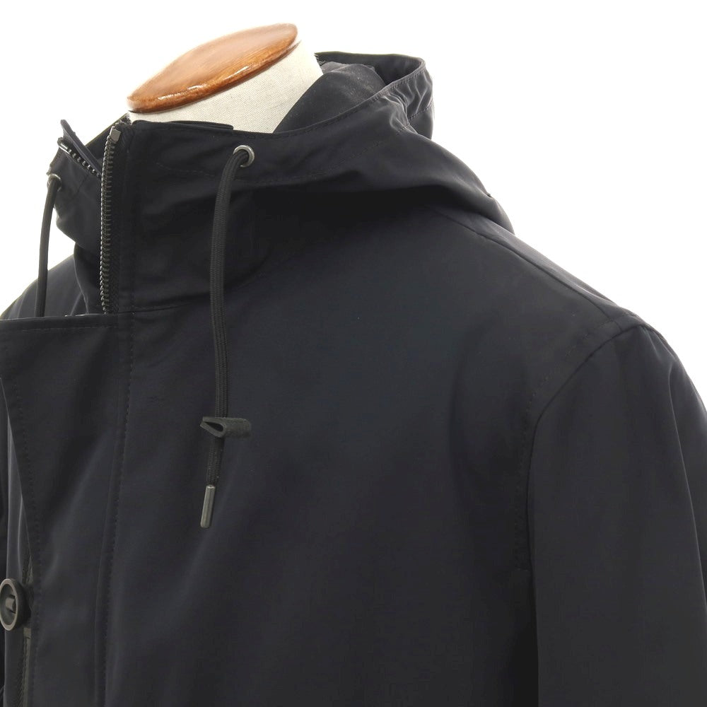 【中古】コーチ COACH ポリエステル モッズコート ブラック【サイズM】【 状態ランクC 】【 メンズ 】