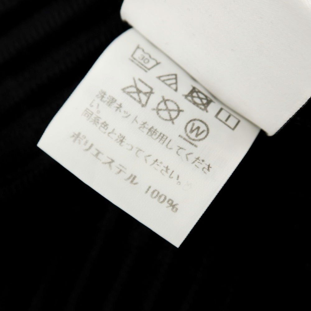 【中古】オム プリッセ イッセイミヤケ HOMME PLISSE ISSEY MIYAKE ポリエステル プリーツ スキッパー 半袖ポロシャツ ブラック【サイズ3】【 状態ランクB 】【 メンズ 】