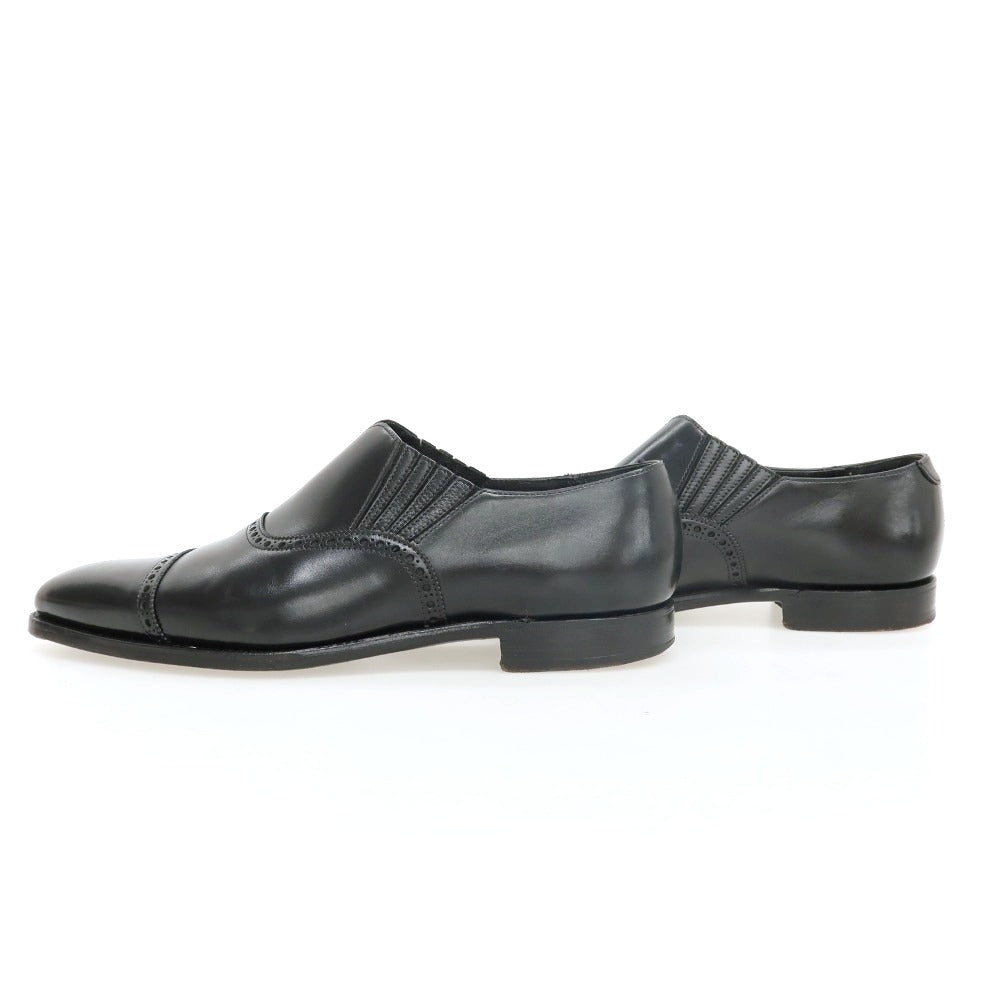 【中古】ジョージ クレバリー GEORGE CLEVERLEY サイドエラスティック ドレスシューズ ブラック【サイズ7 1/2E】【 状態ランクB 】【 メンズ 】