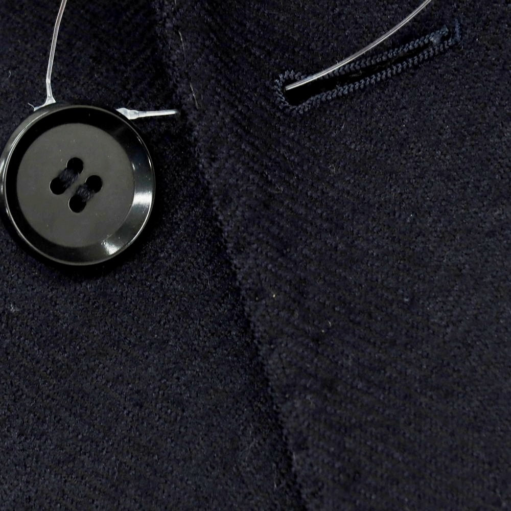 【中古】リングヂャケット RING JACKET ウールカシミヤ ダブル ダブルブレストコート ネイビーxブラック【 48 】【 状態ランクB 】【 メンズ 】