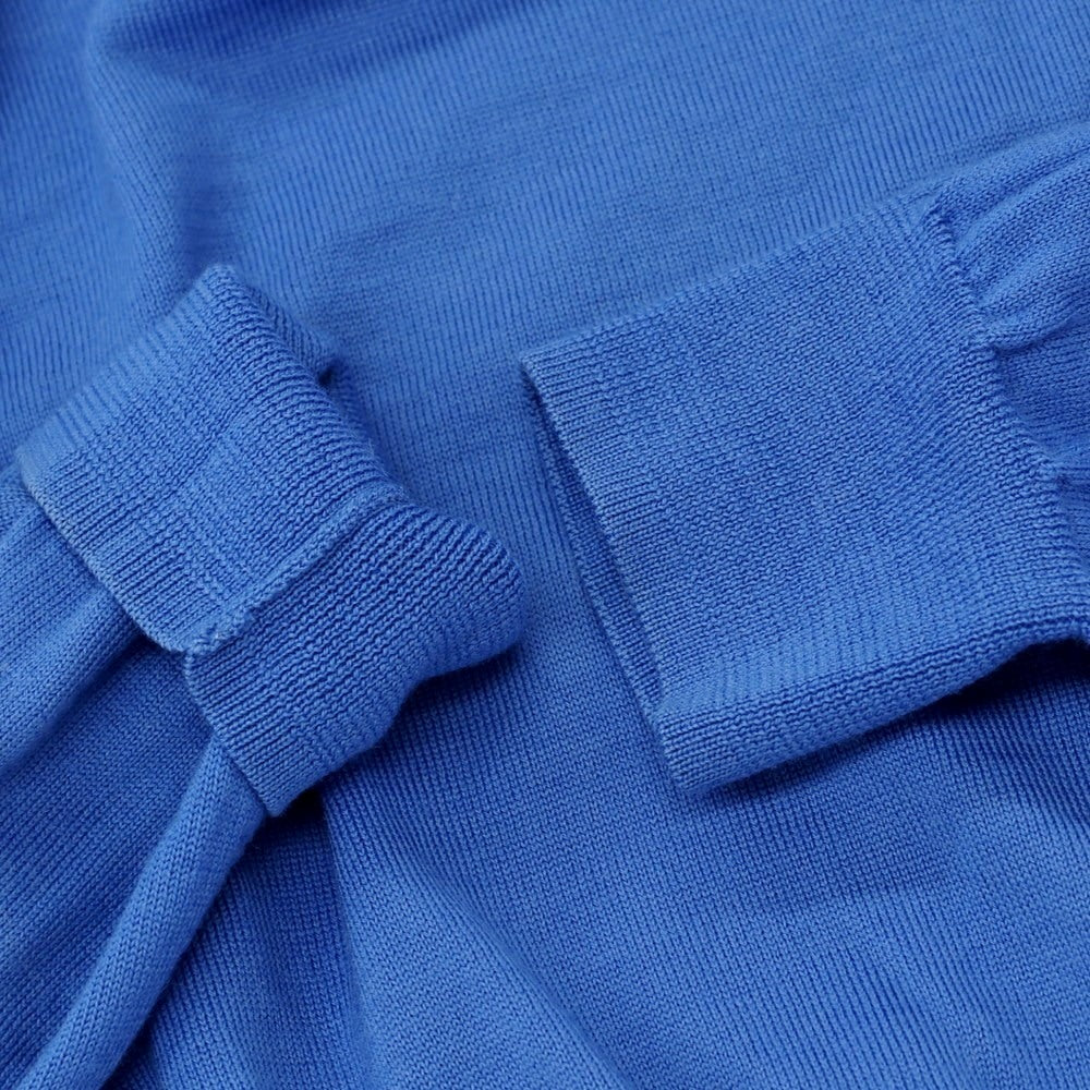 【中古】エディフィス EDIFICE SAFIELLA SAFIL ハイゲージ ウール カーディガン ブルー【 46 】【 状態ランクB 】【 メンズ 】