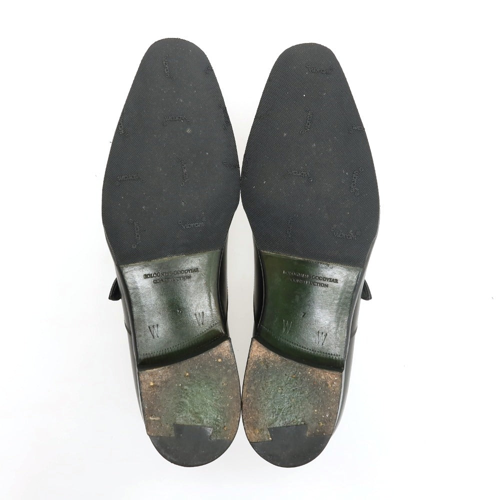 【中古】ソフィス&ソリッド Soffice & Solid ドレスシューズ ブラック【サイズ7】【 状態ランクB 】【 メンズ 】