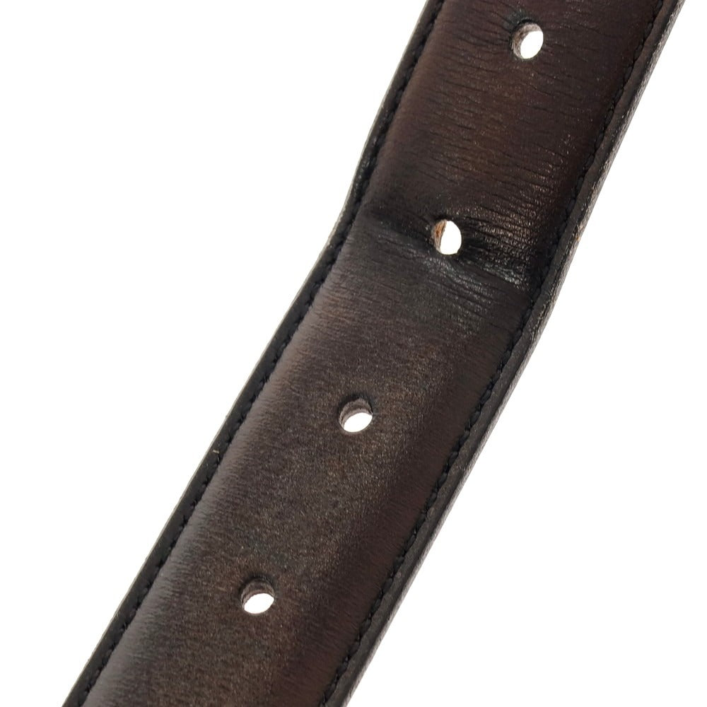 【中古】ユナイテッドアローズ UNITED ARROWS レザー ベルト ブラック【 85/34 】【 状態ランクB 】【 メンズ 】