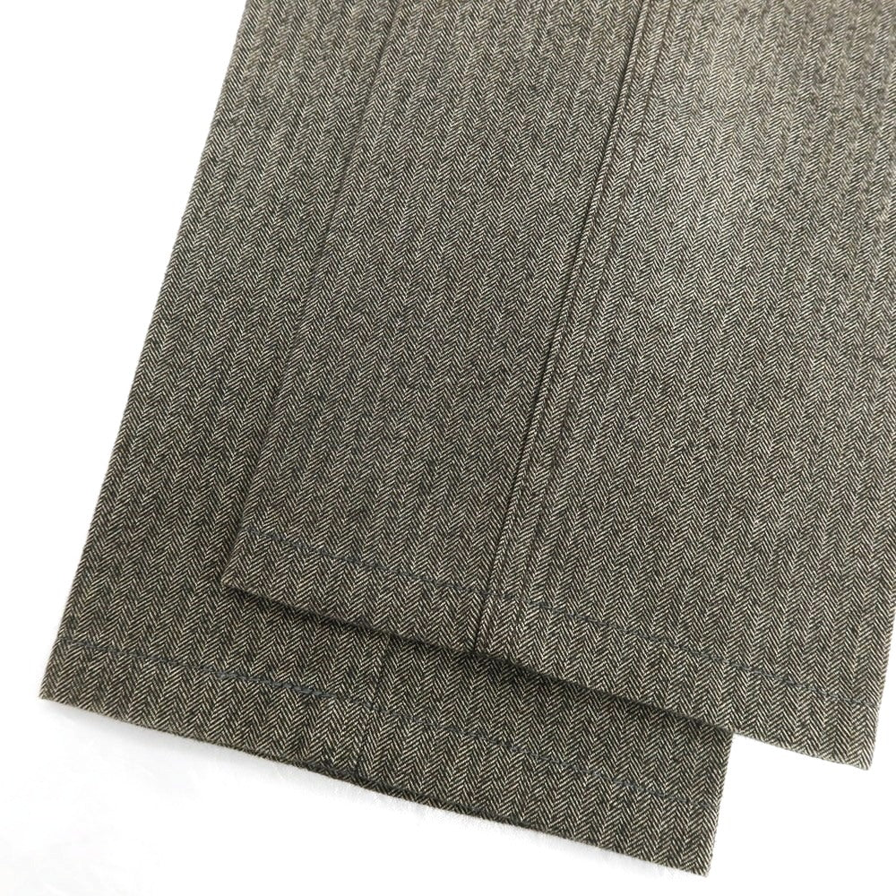 【中古】ピーエス ポールスミス PS Paul Smith コットン ヘリンボーン カジュアルスラックスパンツ ブラックxアイボリー系【 S 】【 状態ランクC 】【 メンズ 】