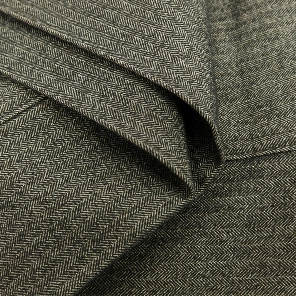 【中古】ピーエス ポールスミス PS Paul Smith コットン ヘリンボーン カジュアルスラックスパンツ ブラックxアイボリー系【 S 】【 状態ランクC 】【 メンズ 】