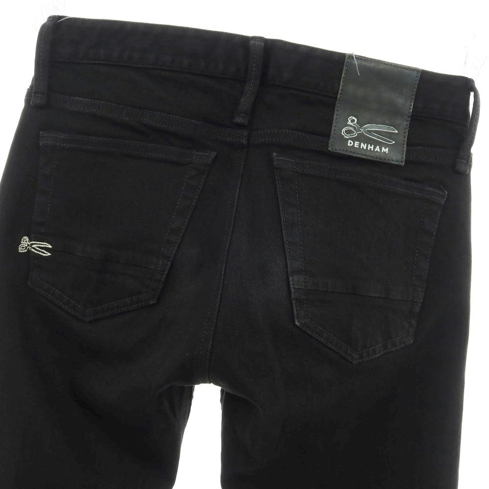 【中古】デンハム DENHAM ストレッチ コットンレーヨンポリエステル デニムパンツ ジーンズ ブラック【 28 】【 状態ランクB 】【 メンズ 】