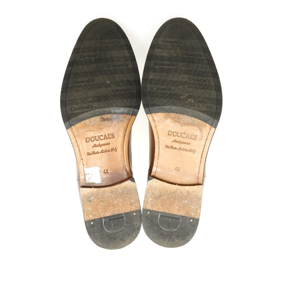 【中古】デュカルス DOUCALS サイドゴアブーツ ブラウン【サイズ42】【 状態ランクB 】【 メンズ 】