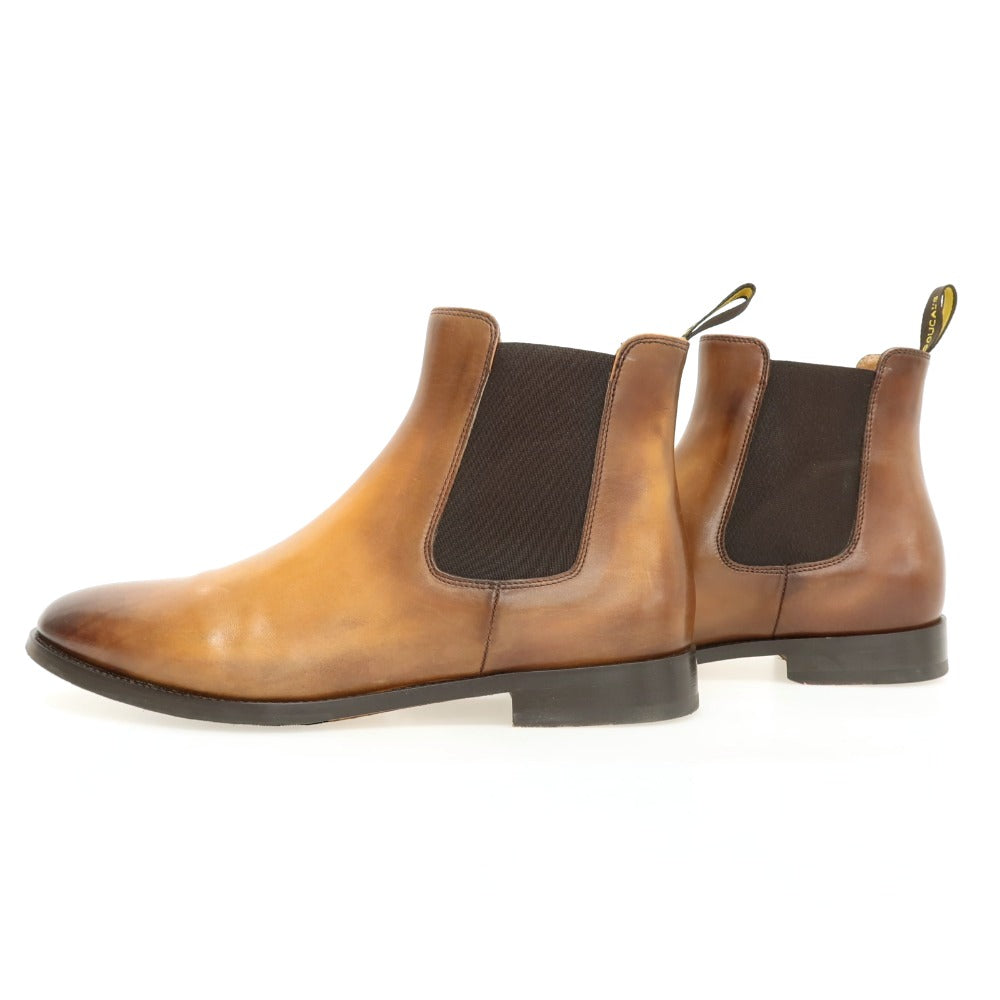 【中古】デュカルス DOUCALS サイドゴアブーツ ブラウン【サイズ42】【 状態ランクB 】【 メンズ 】