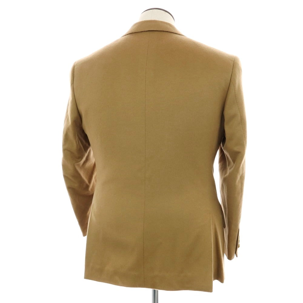 【中古】ポールスチュアート PAUL STUART カシミヤ 2B テーラードジャケット キャメル【 表記なし(L位) 】【 状態ランクB 】【 メンズ 】