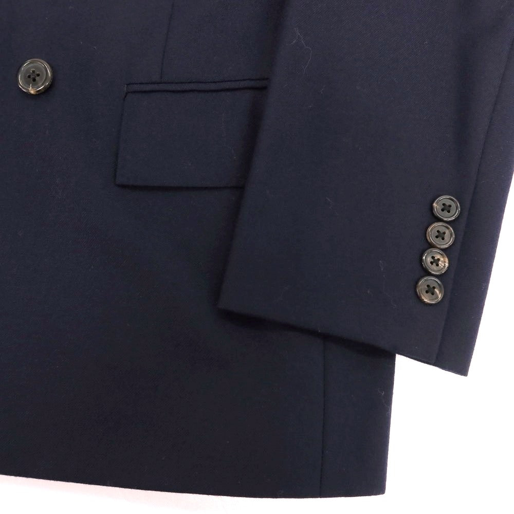 【中古】ポロ ラルフローレン Polo Ralph Lauren ウール ダブル6B テーラードジャケット ネイビー【 A5 】【 状態ランクB 】【 メンズ 】
