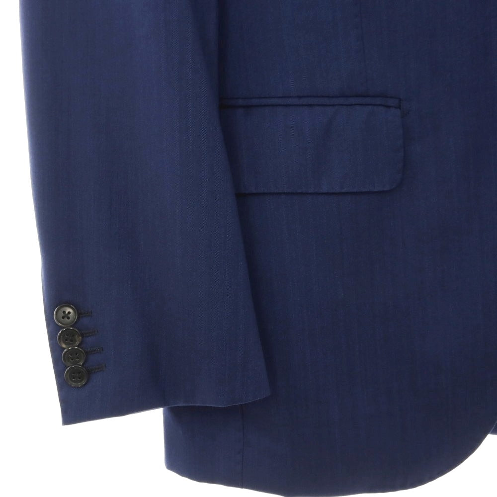 【中古】ブリッラ ペル イル グスト Brilla per il gusto ウールシルク 3つボタンスーツ ネイビー【サイズ46】【 状態ランクB 】【 メンズ 】