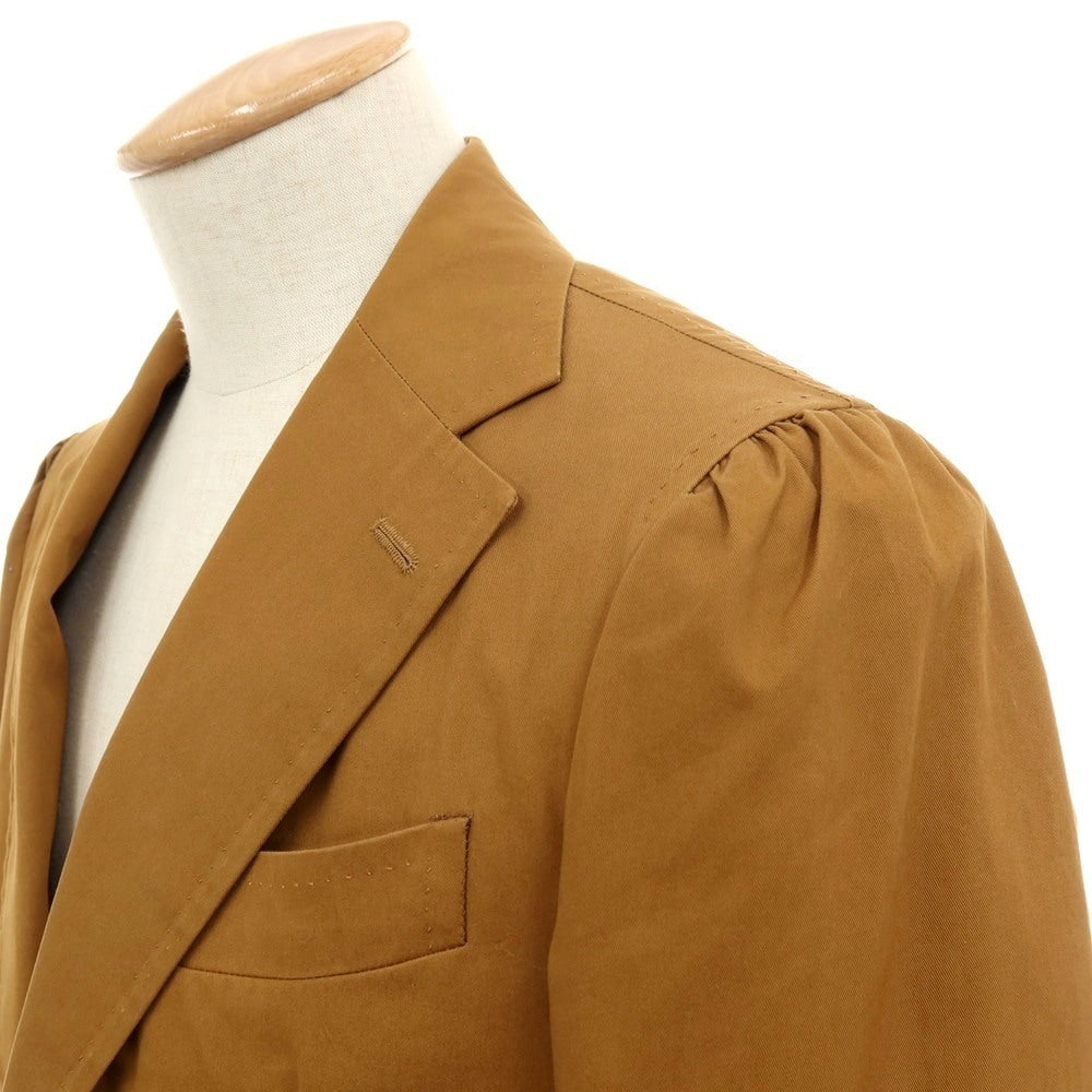 【中古】サルヴァトーレピッコロ Salvatore Piccolo コットン系 3つボタンスーツ ブラウン【サイズ44】【 状態ランクB 】【 メンズ 】