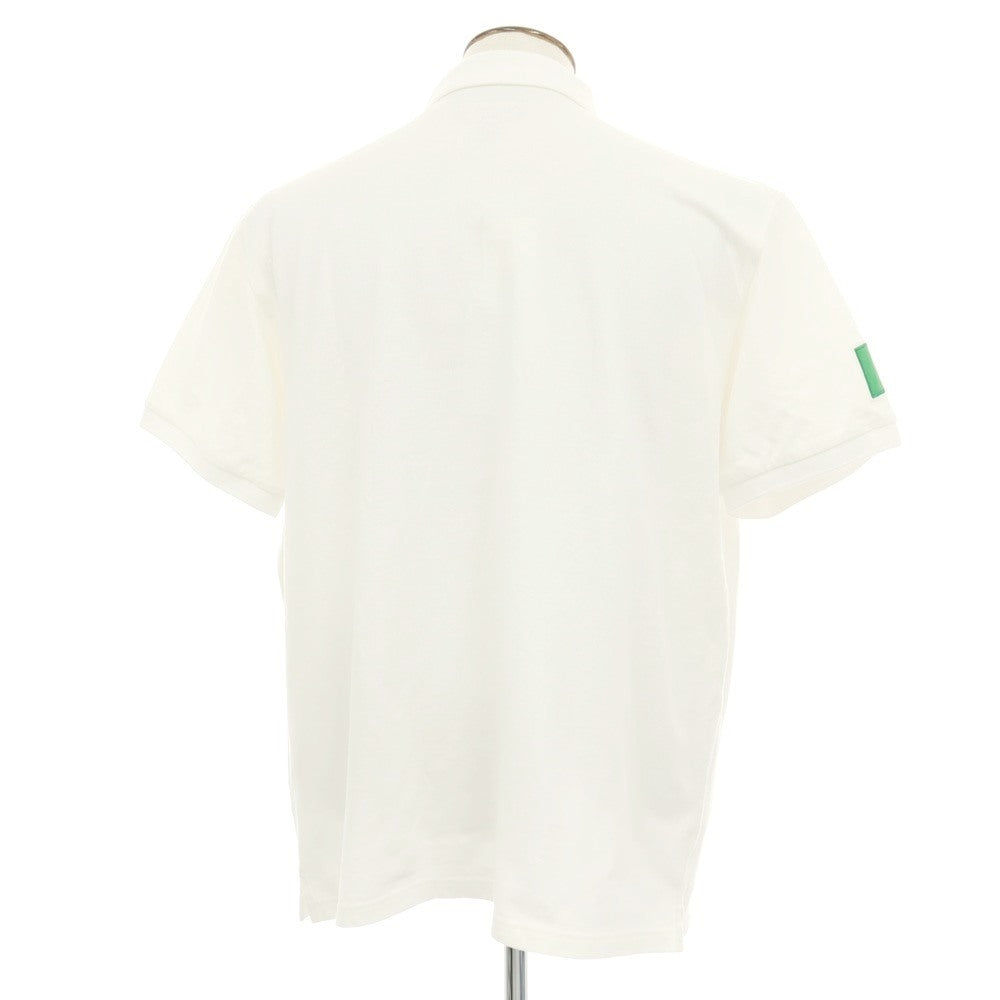 【中古】シュプリーム Supreme 2025年秋冬 Twill Applique Polo コットン 鹿の子 半袖ポロシャツ ホワイト【 XL 】【 状態ランクA 】【 メンズ 】