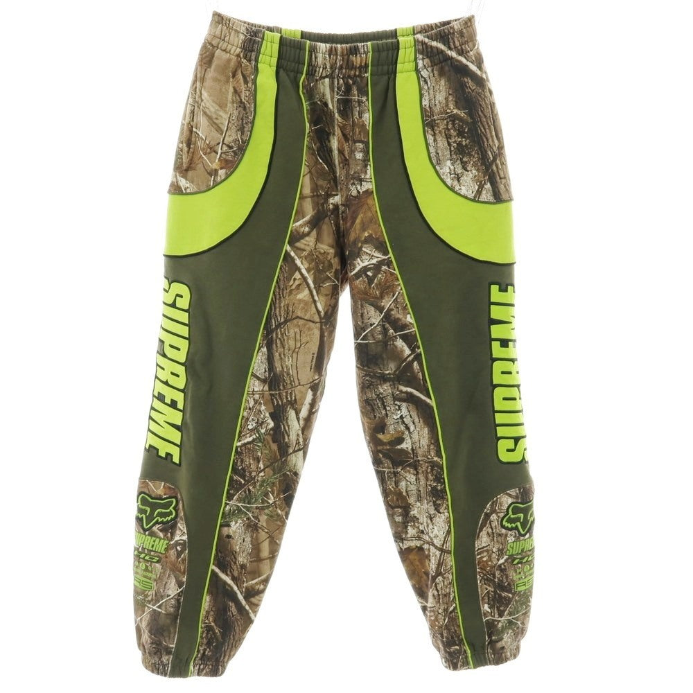 【中古】シュプリーム Supreme x Fox Racing 2025年秋冬 Sweatpant リアルツリーカモ スウェットパンツ ブラウンxオリーブ【 S 】【 状態ランクB 】【 メンズ 】