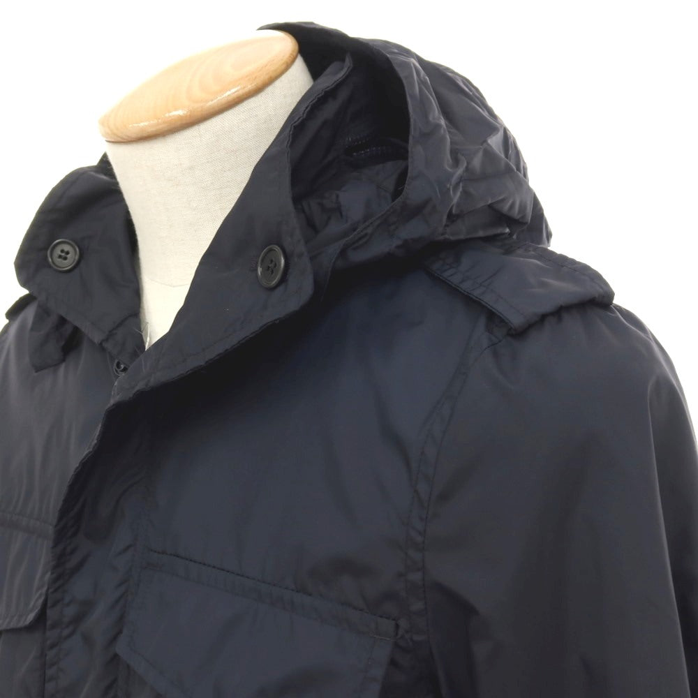 【中古】アスペジ ASPESI I117 MINIFIELD VENTO M-65 ナイロン ミリタリージャケット ダークネイビー【サイズXS】【 状態ランクC 】【 メンズ 】