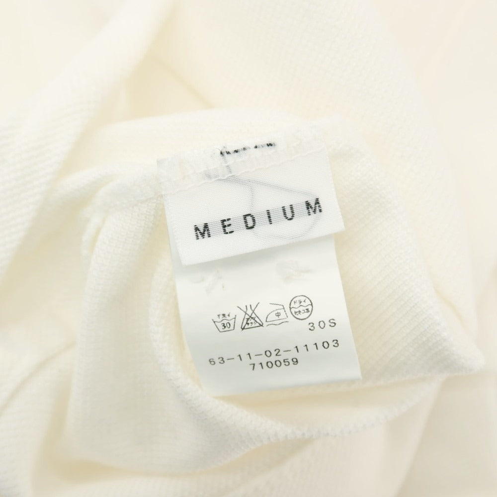 【中古】トゥモローランド TOMORROWLAND 鹿の子 コットン ボタンダウン 半袖ポロシャツ ホワイト【サイズM】【 状態ランクB 】【 メンズ 】