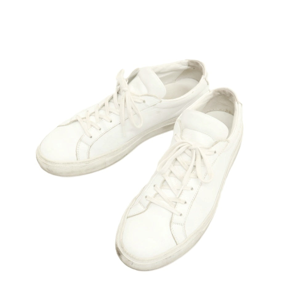 【中古】コモンプロジェクツ COMMON PROJECTS レザー スニーカー ホワイト【サイズ40】【 状態ランクC 】【 メンズ 】