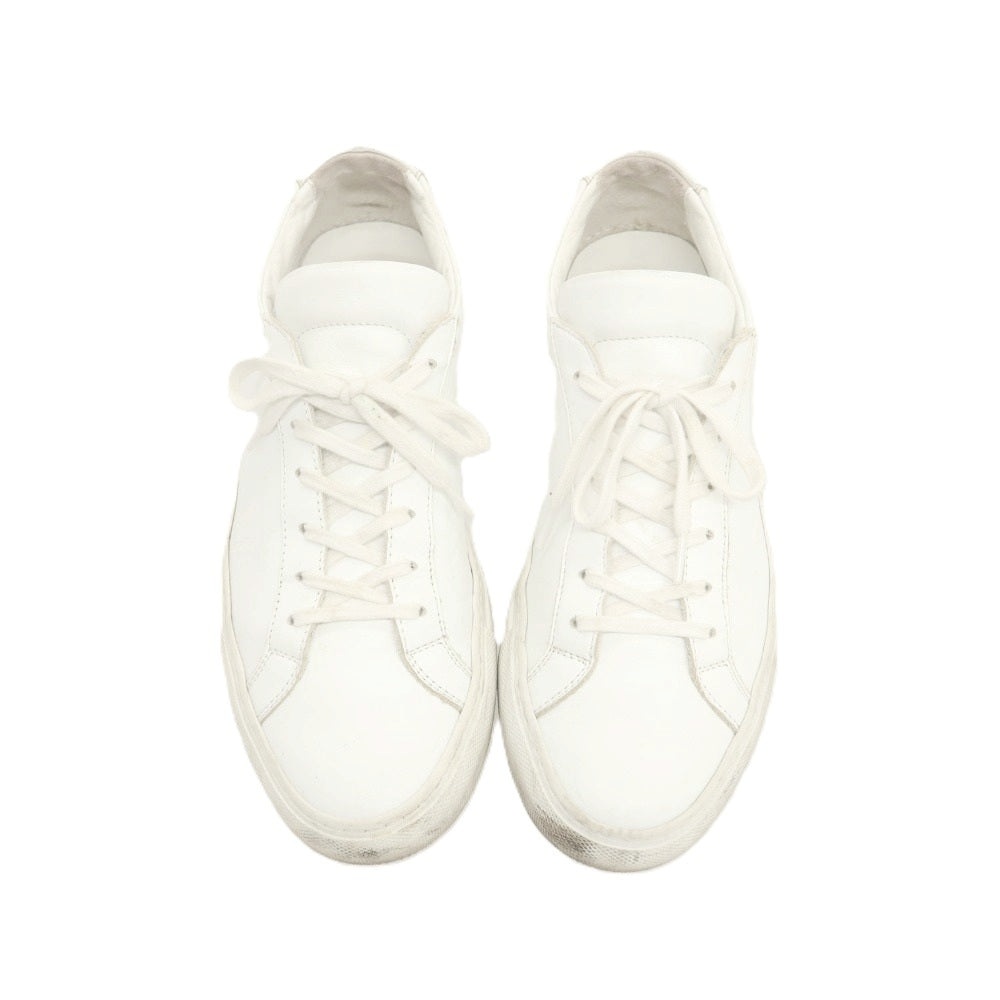 【中古】コモンプロジェクツ COMMON PROJECTS レザー スニーカー ホワイト【サイズ40】【 状態ランクC 】【 メンズ 】