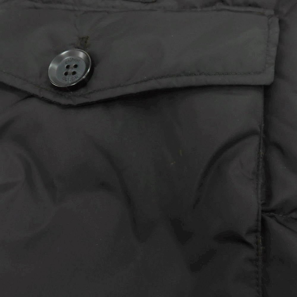 【中古】アドホック adhoc ポリエステル ダウンコート ブラック【 M 】【 状態ランクB 】【 メンズ 】